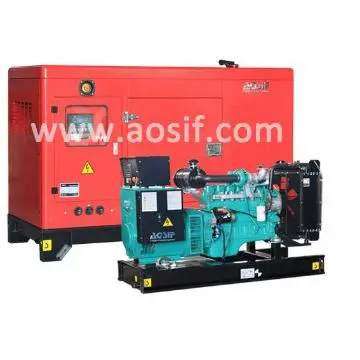 Low noise cummins 50kw soundproof generators