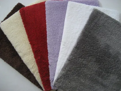 19mm Red, White, Yellow Micro-fibre Anti-slip Floor Mat Bathrug (shery-a) Shery-004a