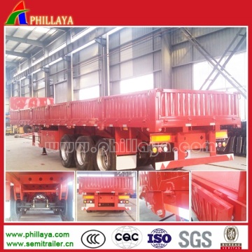 New Flatbed Cargo Utility Trailer with Sidewall and Twist Locks
