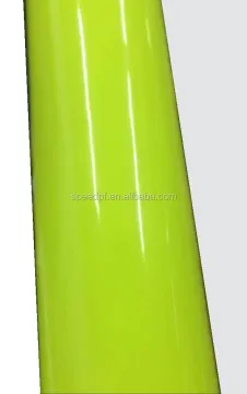 Polymeric Crystal Lemon Yellow Vinyl Wrap