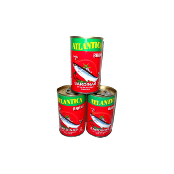 Hot sale factory made good taste canned sardine in tomato sauce and with chili with lower price