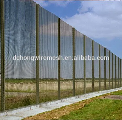 Alibaba High quality 358 security fence prison mesh , 358 prison fence , anti climb high security fencec