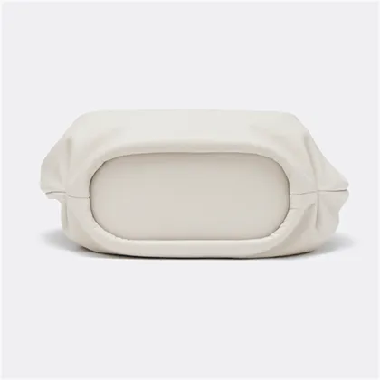 Fashionable White Leather Coin Purse Crossbody Handbag