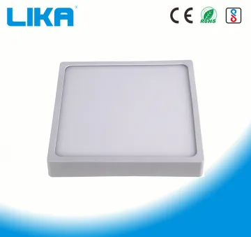 12W Integrated Rimless Square Surface Mounted Panel Light