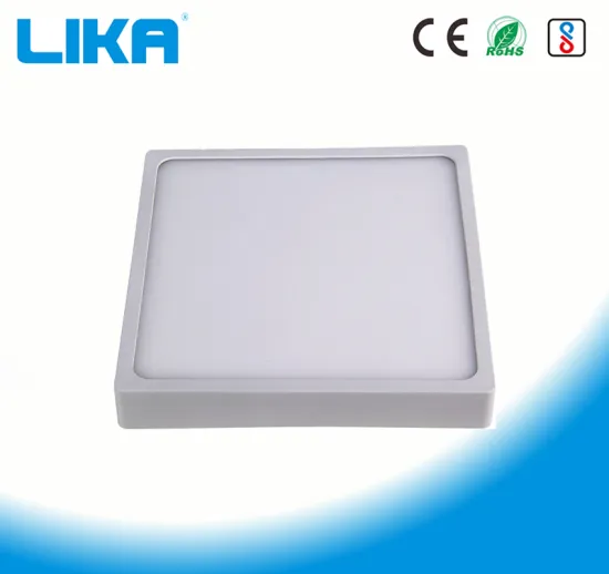 8W Integrated Rimless Square Surface Mounted Panel Light