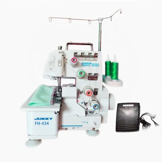Portable Domestic Sewing Machine JK434 Mini Overlock with 4 Threads