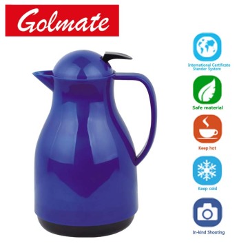 Glass liner isolation plastic coffee pot1L