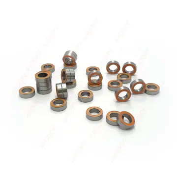 HXHV Hybrid Ceramic Ball Bearing SMR106 2RS Orange Rubber Sealed Stainless Steel Races Silicon Nitride Si3N4 Balls 6x10x3 mm