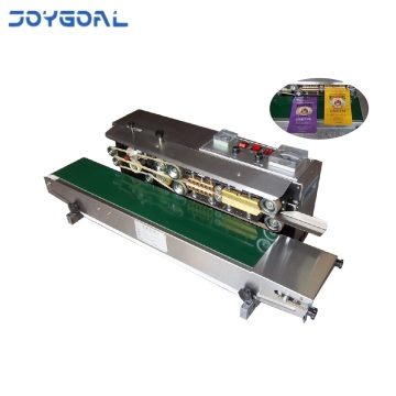 Sealer per sacchetto per film orizzontale di alta qualità ML-30 con sigillante a banda continuo resistente