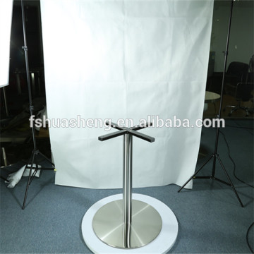 Stainless steel round table base