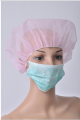 โรงพยาบาลใช้ศัลยกรรมทางการแพทย์ใช้ Nonwoven สี Bouffant Cap