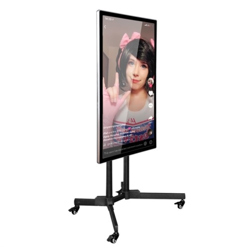 advertising display screen live stream mic