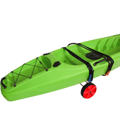 Carro de kayak de aluminio muy práctico.