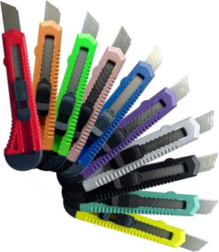 18MM Utility Knife - Sharp Blade for Home Improvement and Packing