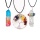 3 paires de colliers pendentif arbre de vie fil de cuivre enroulé aura de quartz naturel guérison cristal point chakra bijoux cadeau