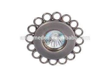 round iron LED spot lighting
