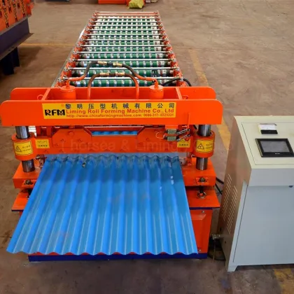 oem professional cnc metal profiles waved panl roll hongyuan rool forming machine equipment