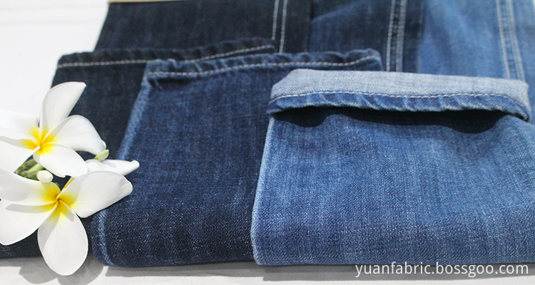 100super Soft 100 Cotton Slub Raw Denim Fabric For Wholesale