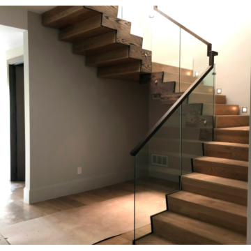 MS2025 درج أنيق على شكل حرف U مع معالجات خشبية مكدسة