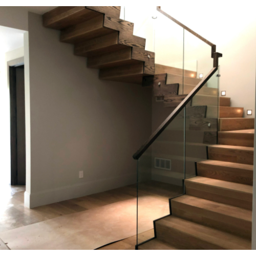 MS2025 درج أنيق على شكل حرف U مع معالجات خشبية مكدسة