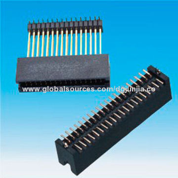 1.27 x 1.27mm (0.050 x 0.050-inch) Box Headers, Straight/Right Angle Type, 5.85mm Height