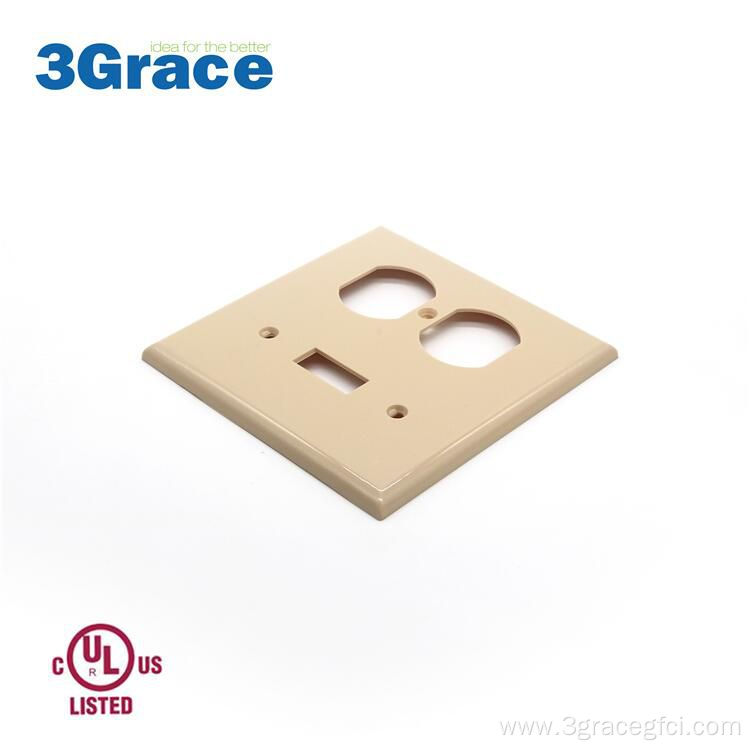 2 Gang Receptacle Wall Plate