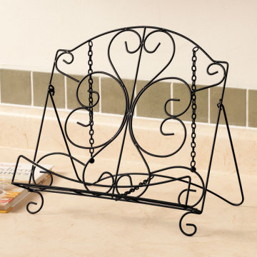 High quality display Metal Cook book Holder