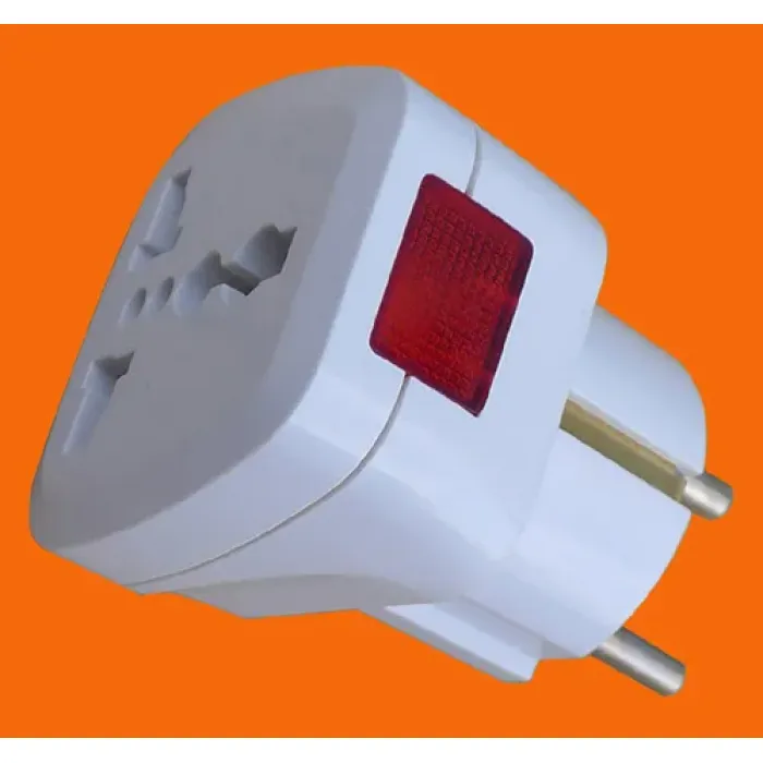 Adaptor Daya Perjalanan Gaya Eropa (P7030)