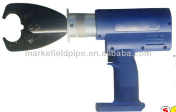 Battery powered plastic pipe crimp tool