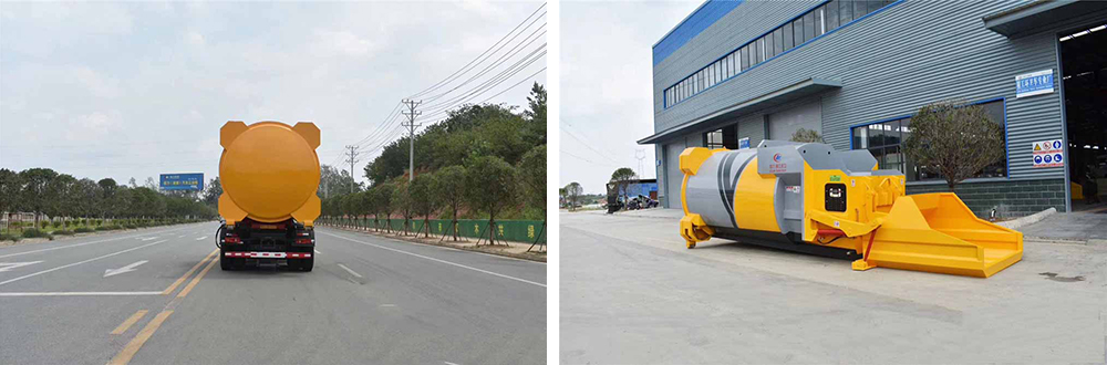Environmental sanitation compression garbage truck