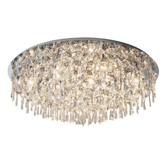 Contemporary Luxury Restaurant Lighting: Crystal Chandeliers for Home and Chain Establishments