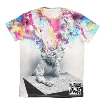 Wholesale low moq latest design dye sublimation t shirt printing