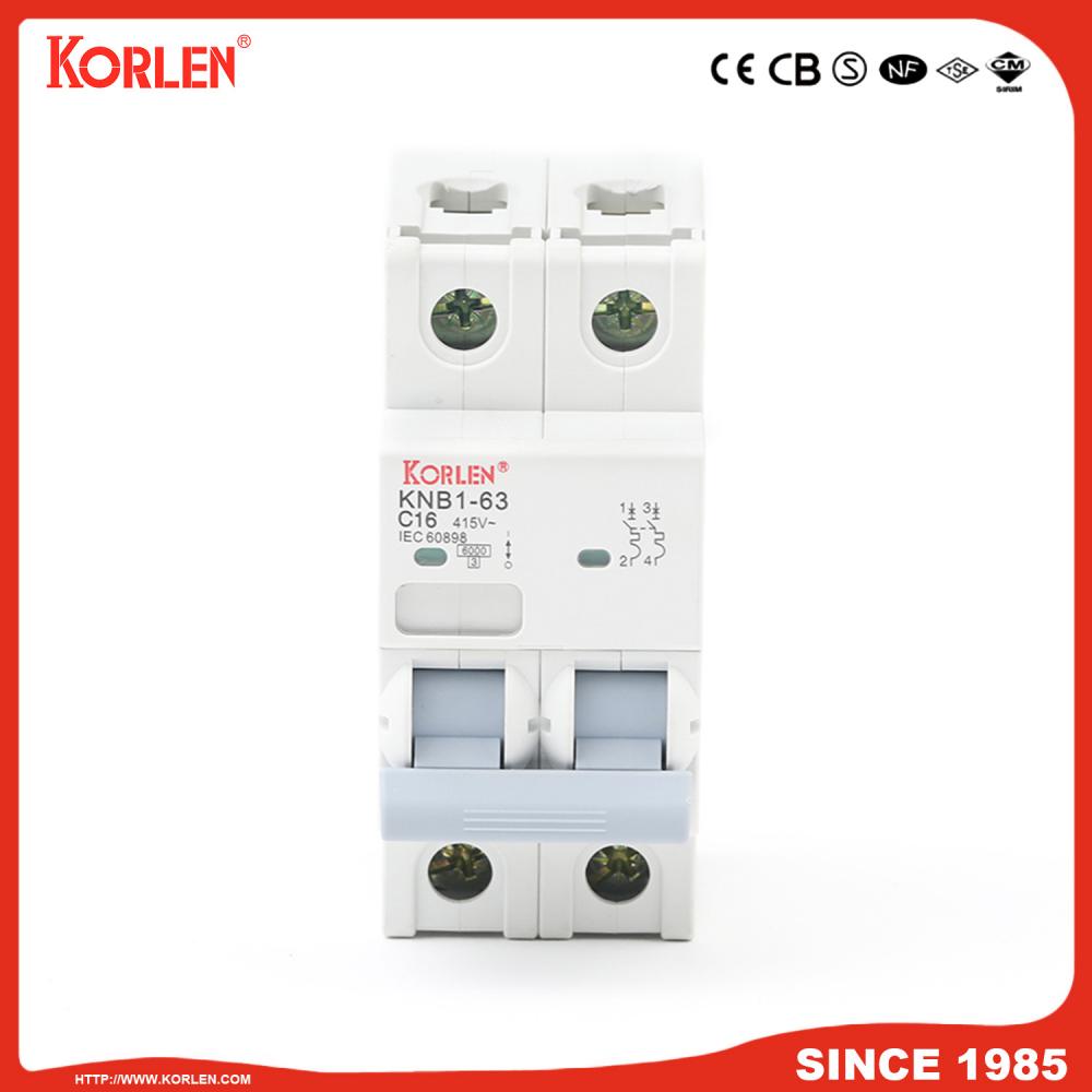 Distribution Mini circuit breaker 1A-63A DZ47 type MCB