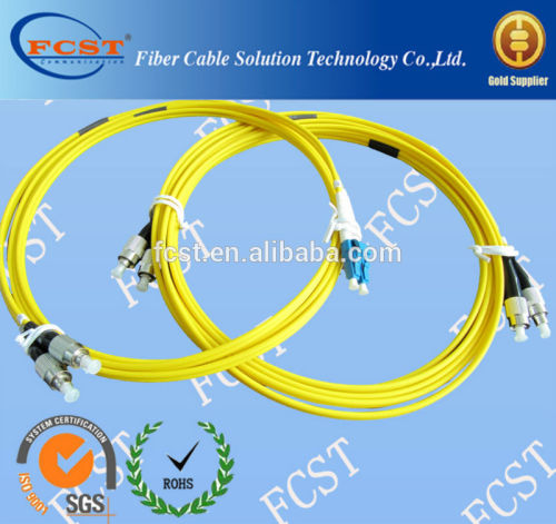 Outdoor FTTH 2 Core Fiber Optic FC Drop Wire