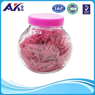Office and School Supply Vinyl Coated Paper Clip Set