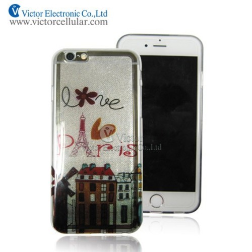 Shiny TPU Gel Soft TPU Design Case Cover for iPhone 6 4.7 5.5