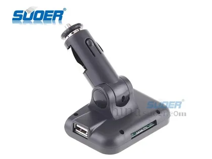 Suoer Car Audio MP4 Player with USB/SD/Remote Control Car Cigarette Lighter Audio Player
