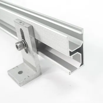 U-Shaped Mini Rail Solar Aluminum Mounting Racks for Mono Solar Panels