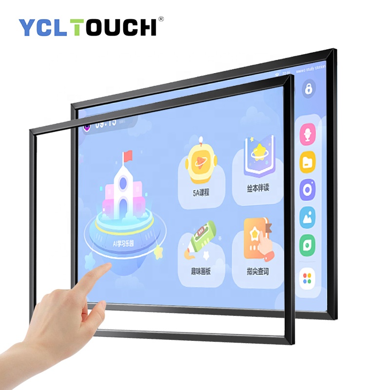 65-inch multi-touch display panel smart TV IR Touch frame overlay kit infrared touch screen frame1