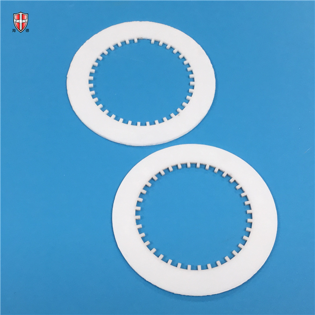 high temperature laser cutting alumina ceramic gear spacer