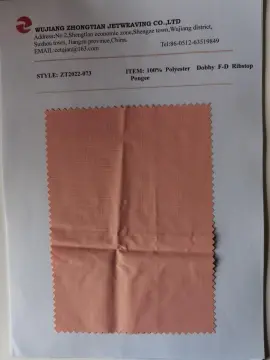 100% Polyester Dobby F-D Ribstop Pongee