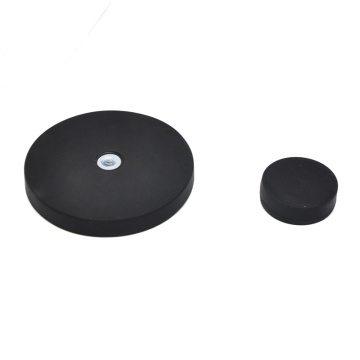 Rubber Pot Magnet Round Base Magnets