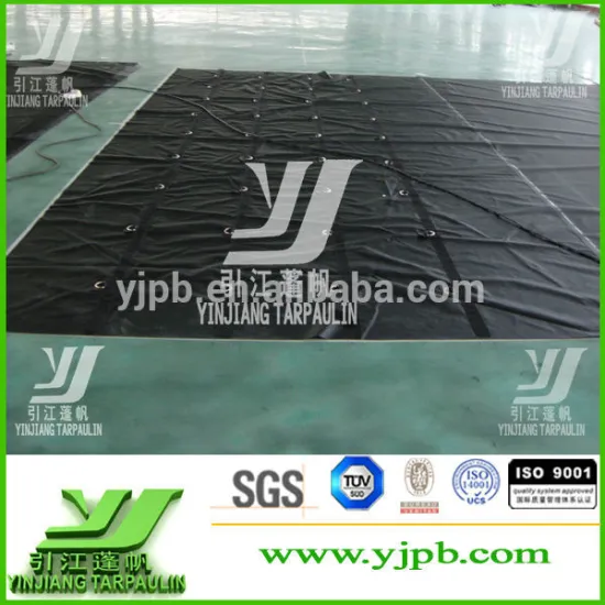 18oz Vinyl 8' Drop Flatbed 24'x27' Truck Lumber Tarp with Flaps