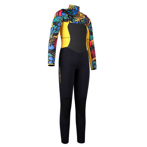 Seaskin Gilrs Full Chest Zip Ecoprene Surfing Wetsuits