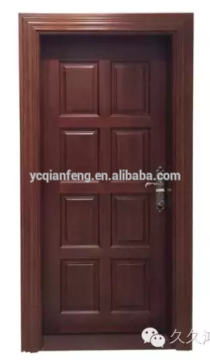 Luxury Solid wood door made of Sapele wood with color 3 in good finished