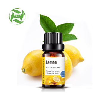 Заводская поставка 100% чистое эфирное масло лимона косметическое
