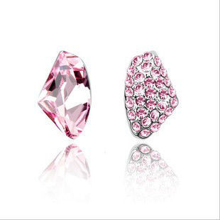 fashion crystal stud earrings for ladies