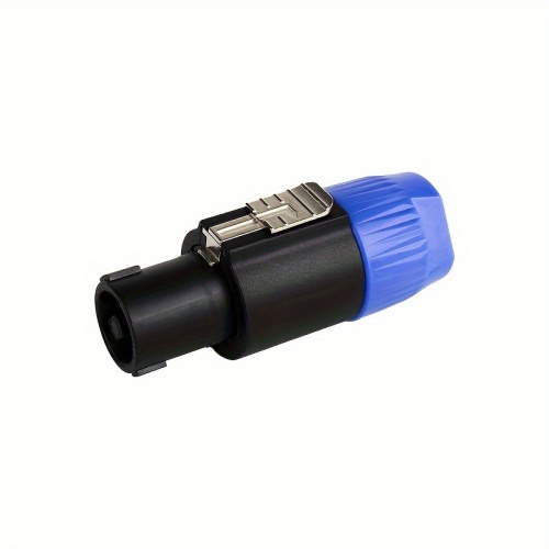 4Pin Pole Male Nickel Plated Blue Speakon Connector