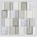 Variegated irregular luxury mosaic tiles