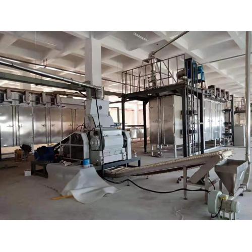 Corn flakes cereals making extruder machine production line